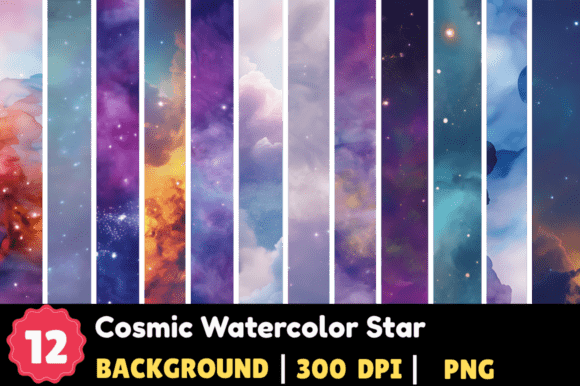 Cosmic Watercolor Star Backgrounds: A Designer’s Guide to Ethereal Branding