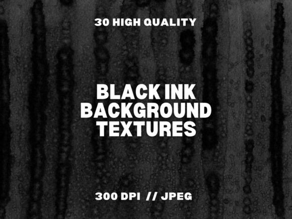 Elevate Your Designs: 30 Black Watercolor Backgrounds
