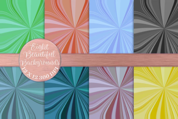 Ombre Shades Unique Backgrounds: A Versatile Design Asset