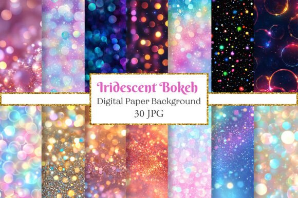 Transform Your Projects with Iridescent Bokeh & Glitter Backgrounds